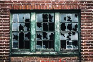 The "broken window" theory gets its name from the example George Kelling used in his 1982 article.