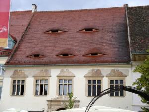 In Dracula's hometown, even the house gives chills!