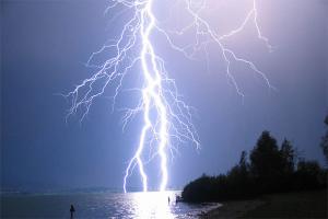 The Olesen family believes that their family members have the ability to "attract" lightning.