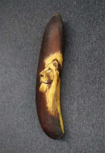 Marvel at the creative works of art from bruised bananas