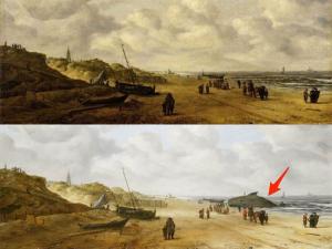 Bức tranh "Scheveningen Sands"